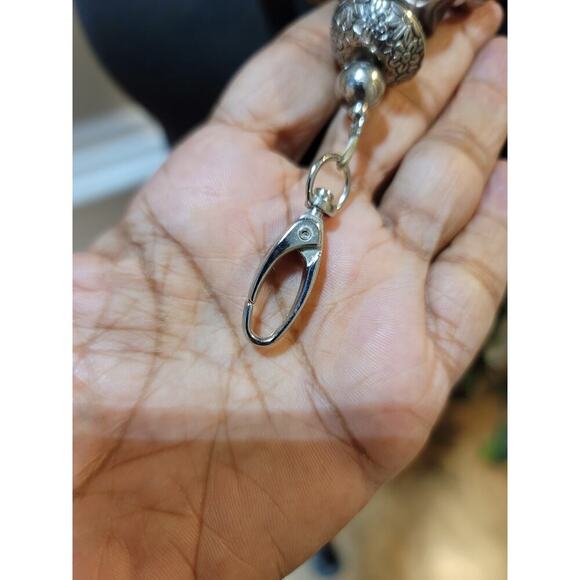 Women's Brown Gold and Glass Bead Necklace with for Easy Wear - Picture 4 of 7